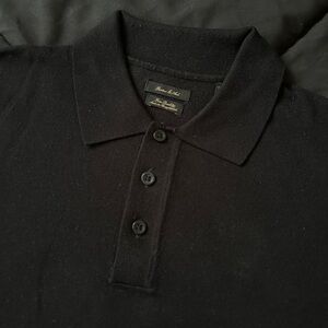Brooks Brothers Men's Black Polo Shirt